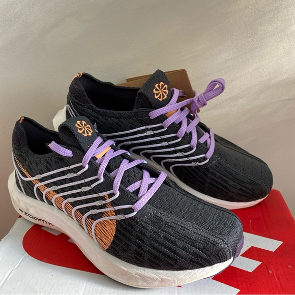 Nike Air Zoom Pegasus Turbo Next Nature Multicolor Black/Peach/Purple - Picture 6 of 8